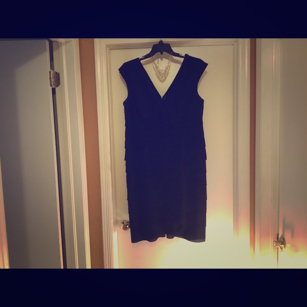 Black evening dress